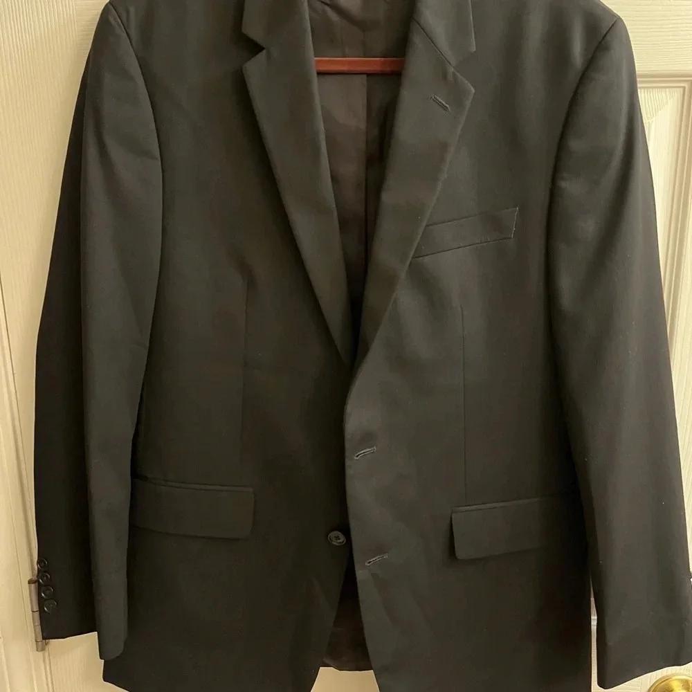 MEN’S ALFANI /MACY’S~ BLACK SPORT COAT~39R
